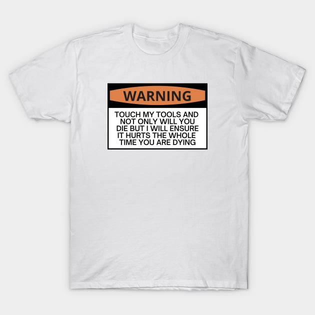 Warning - Electrician T-Shirt by cheesefries